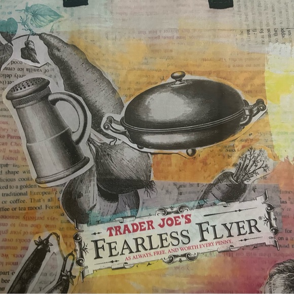 2 New Trader Joe's Fearless Flyer Reusable Bags - Picture 5 of 9
